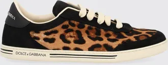 Dolce & Gabbana Sneakers Saint Tropez Light Dolce & Gabbana in cavallino animalier e camoscio