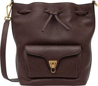 Coccinelle Beat Generation Bucket Bag - Dames - Schoudertassen - Bruin - ONE Size - Leer - Tassen