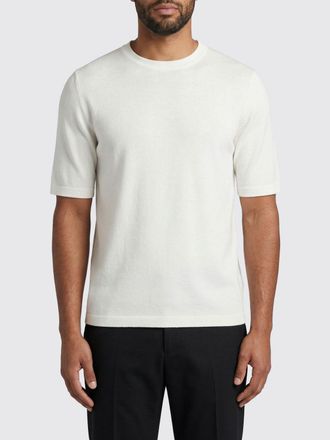 Lardini T-shirt in cotone e lino Lardini