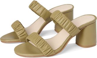 Journee Collection Vidda Womens Sandals Sage : 9.5 M, Leather