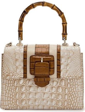 Brahmin Mod Small Hallie Cross Body Womens Handbags Ivory, Leather