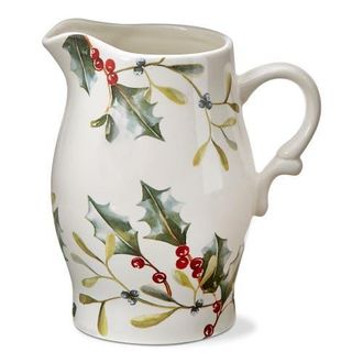 Tag Winter Sprig Ceramic Beverage Pitcher Multicolor Hand Wash in Multicolored at Nordstrom
