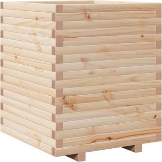 vidaXL Garden Planter 60x60x72 cm Solid Wood Pine Vidaxl