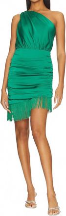 Saylor Sainte Mini Dress In Emerald