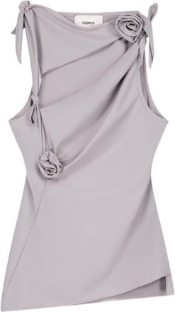 Coperni Asymmetrical Grey Tank Top