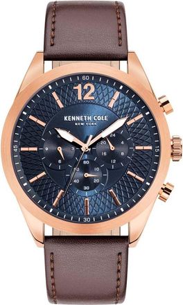 Kenneth Cole KC51085003 Mens Dress Sport Watch - Brown - One Size