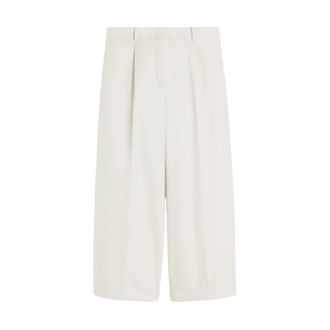 Max Mara Wide Trousers, female, Gray, Size: XS Danza Wide Trousers