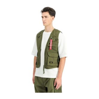 Alpha Industries Uomo, Giacche, Verde, L, new