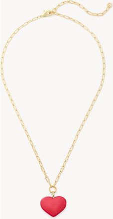 Machete Jewelry Midi Heart Pendant Necklace in Ruby at Nordstrom