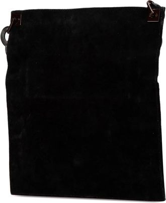 Gucci Hobo Bags - 2000-2015 Wood Chain Suede Shoulder Bag - Gr. unisize - in Schwarz - für Damen