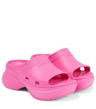 Balenciaga Pool Crocs rubber mules