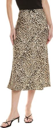 ASTR the Label Astr The Label Satin A-Line Skirt