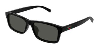 Gucci GG1986SA Asian Fit 001 Mens Sunglasses Black Size 57
