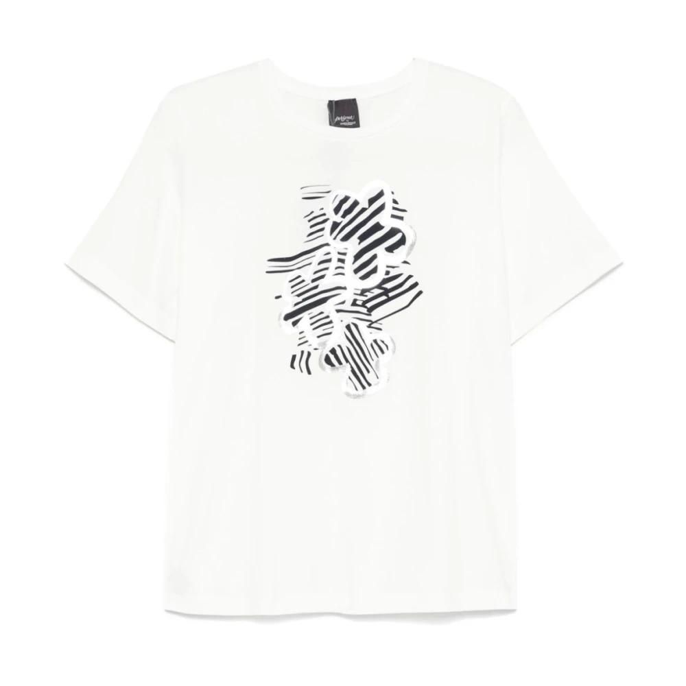 Marina Rinaldi ★ コットン ジュエル装飾 リード Tシャツ Marina Rinaldi T-shirts for Women | Online Sale up to 75