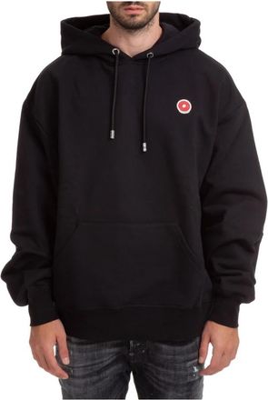 GCDS Eetwaren hoodie - Heren - Hoodies - Zwart - M - Katoen - Hoodies & sweatvesten