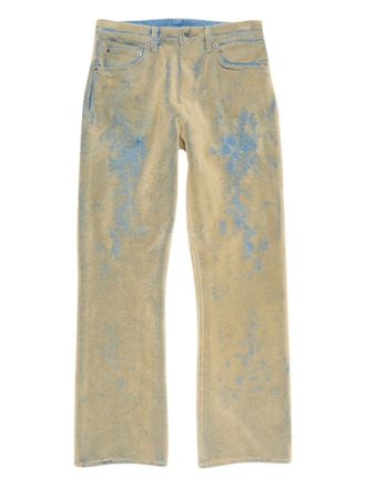 Acne Studios textured jeans - women - Cotton/Polyester - 34 - Neutrals