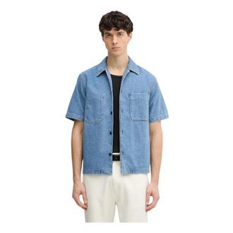 Marc O'Polo Denim Shirts - Heren - Spijkeroverhemden - Blauw - L - Denim - Overhemden