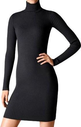 Wolford Merino Rib Dress Limited Edition Raven Size S