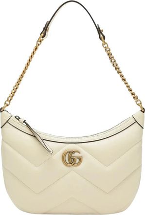 Gucci Shoulder Bag - Dames - Schoudertassen - Beige - ONE Size - Leer - Tassen