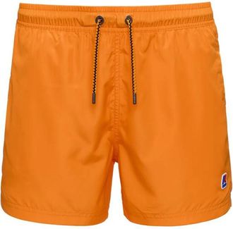 K-Way Oranje Boxershort Zwemkleding Mannen - Heren - Strandmode - Oranje - M - Polyester - Badmode