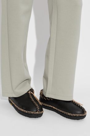 UGG TASMAN ALBITE Leather Shoes, Womens, Black