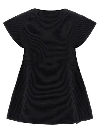Issey Miyake Black Polyester Short Womens Dress