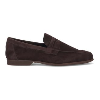 Antica Cuoieria Schoenen, Heren, Bruin, 44 EU, Suède, Bruine Suède Mocassin Schoenen