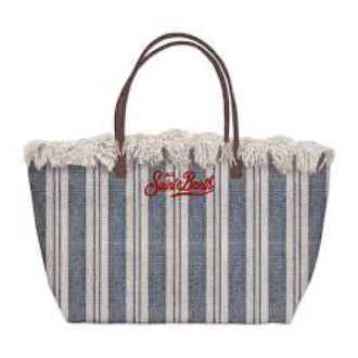 MC2 Saint Barth Tote Bags, female, Multicolor, Size: ONE SIZE City Bag Mid Fringe