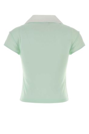 Courr&egrave;ges Collared Short-Sleeve Polo - Green