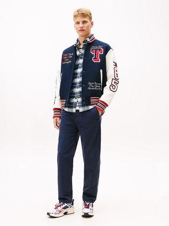 Tommy Hilfiger Mens Tommy Jeans Relaxed Tapered Chino - Navy - 29W x 30L