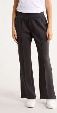 Apana Pintuck Scuba Knit Pants in Washed Grey at Nordstrom Rack, Size Medium