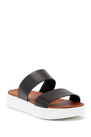 Mia Saige Platform Slide Sandal in Black at Nordstrom Rack, Size 7.5