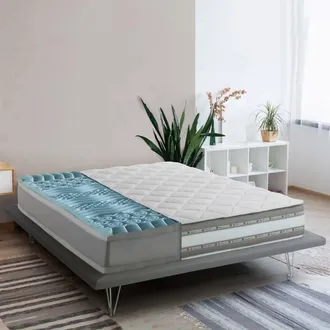 Talamo Italia Talamo Italia - Materasso Matrimoniale Teodora, Materasso In Memory Foam E Gel A 9 Zone Differenziate, 100% Made In Italy, Anti Acaro E Anallergico, C