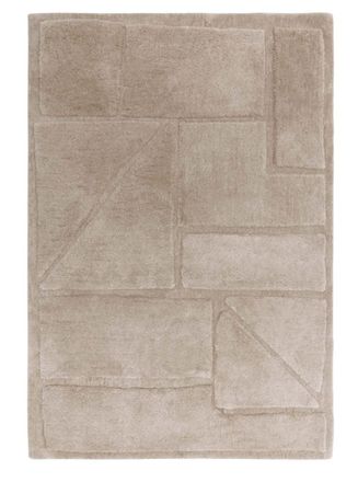 Novatrend Alfombra de sal&oacute;n moderna marr&oacute;n 120x170 cm