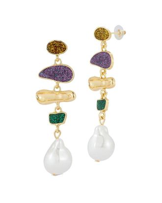 Chloe and Madison Chloe And Madison Jewelry Plated Earrings