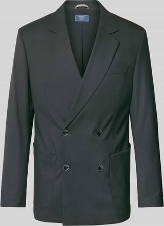 Mc Neal Slim Fit Sakko mit aufgesetzten Eingrifftaschen in Black, Größe 110