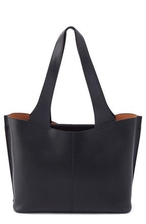 Hobo Vida Leather Tote in Black Biscuit at Nordstrom