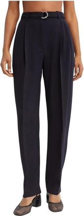 3.1 Phillip Lim Tapered Broek met Riem - Dames - Broeken - Blauw - XS - Broeken