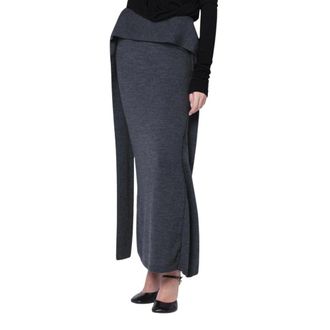 Entire studios Maxi Skirts, female, Gray, Size: XS/S Gonna Lunga