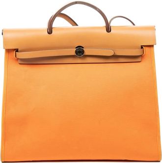 Herm&egrave;s Borsa tote Herbag Zip 39 - Arancione