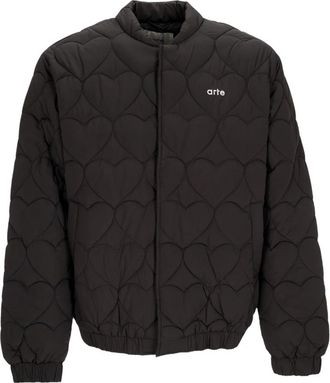 Arte Zwarte Gewatteerde Donsjas Mannen - Heren - Winterjassen - Zwart - M - Polyester - Jassen