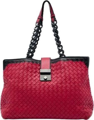 Bottega Veneta Pre-owned borse di pelle a tracolla - - Pre-owned - Donna - Rosso - ONE SIZE
