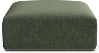 Cosmopolitan Design Puf terciopelo verde