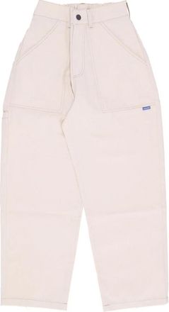 Usual Lichtgewicht Katoenen Broek met Contraststiksels - Heren - Straight fit broeken - Beige - XL - Katoen - Broeken