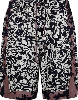 Dries Van Noten Piperi Printed Shorts