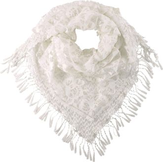 Heine Modeschal HEINE, Damen, weiss (wei&szlig;), Polyester, Modet&uuml;cher Modeschal