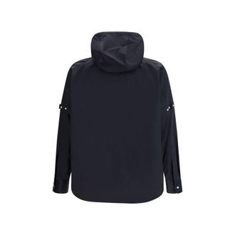 Thom Browne Mens Black Polyamide Shell Jacket Clothing