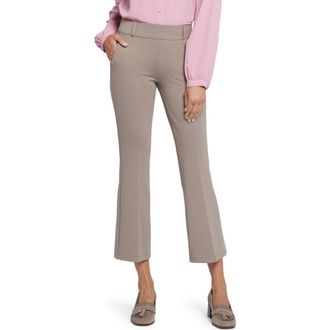 NYDJ Pull-On Ankle Flare Pants in Saddlewood at Nordstrom, Size Xx-Small
