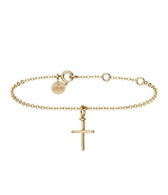 Atelier Paulin Bracelet My Symbolic Croix Gold Filled, Collection Charms