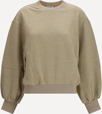 Brunello Cucinelli Cotton and Linen Sweatshirt Female M